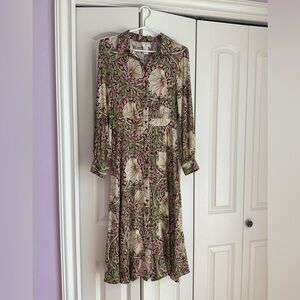 Morris & Co x H&M Long Sleeve Midi Dress